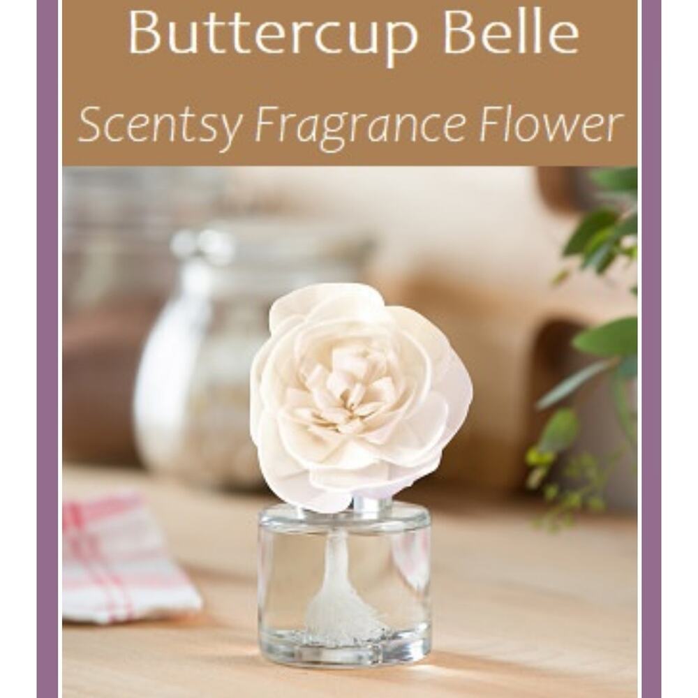 2- New In Box Scentsy Fragrance Flower Vanilla Bean buttercream & Amazon Rain - Picture 5 of 5